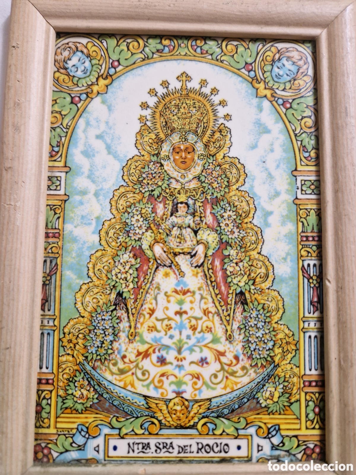 Antig&uuml;edades: Virgen del Roc&iacute;o cer&aacute;mica - Foto 2