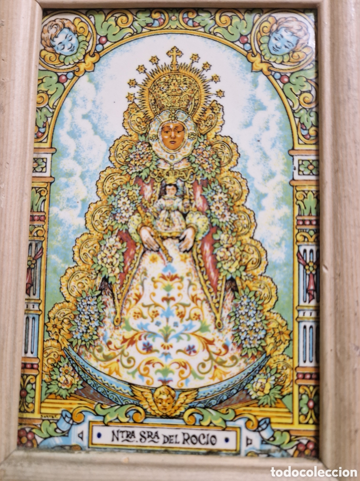 Antig&uuml;edades: Virgen del Roc&iacute;o cer&aacute;mica - Foto 1