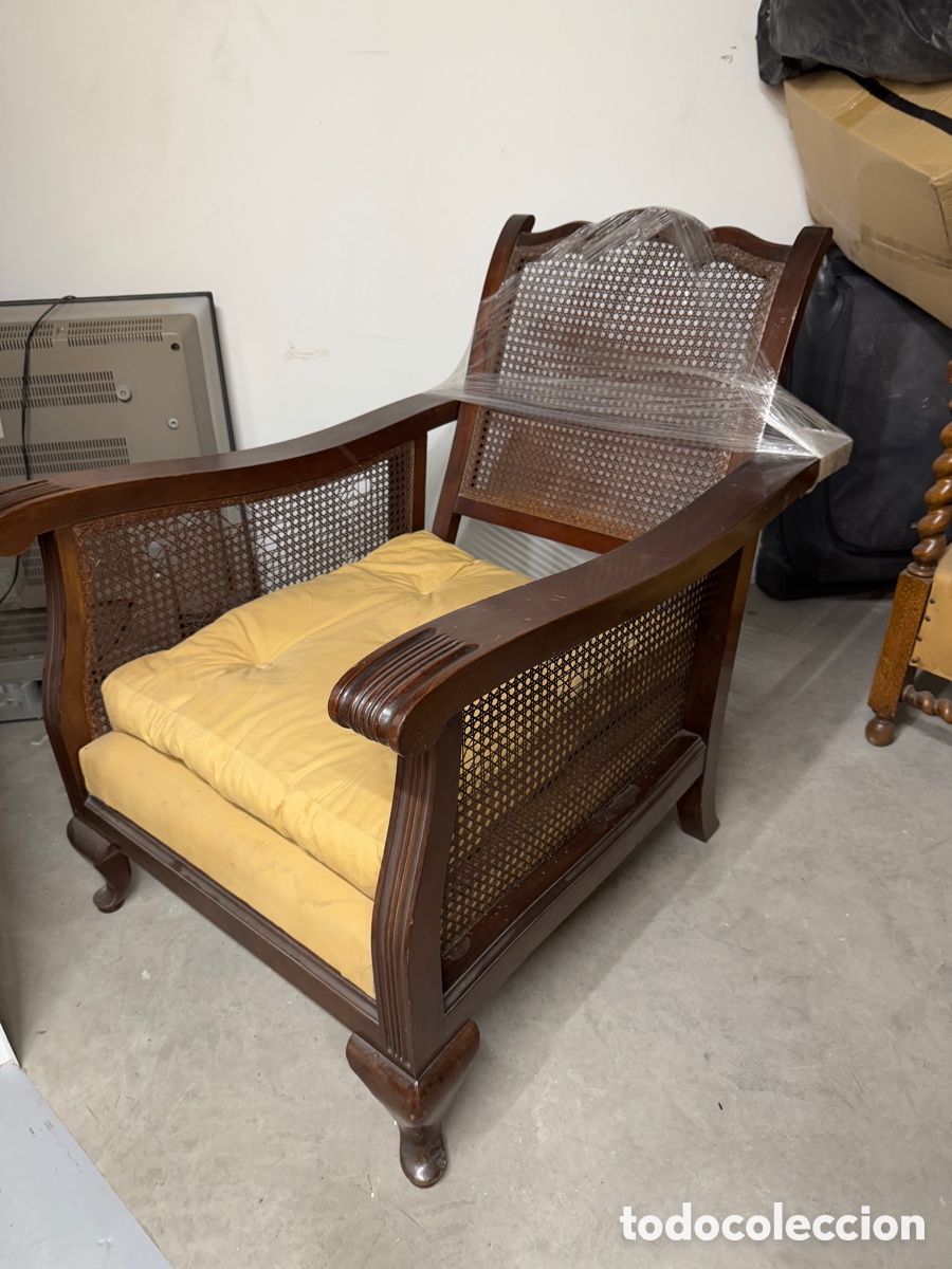 Antig&uuml;edades: Sill&oacute;n tipo colonial - Foto 2