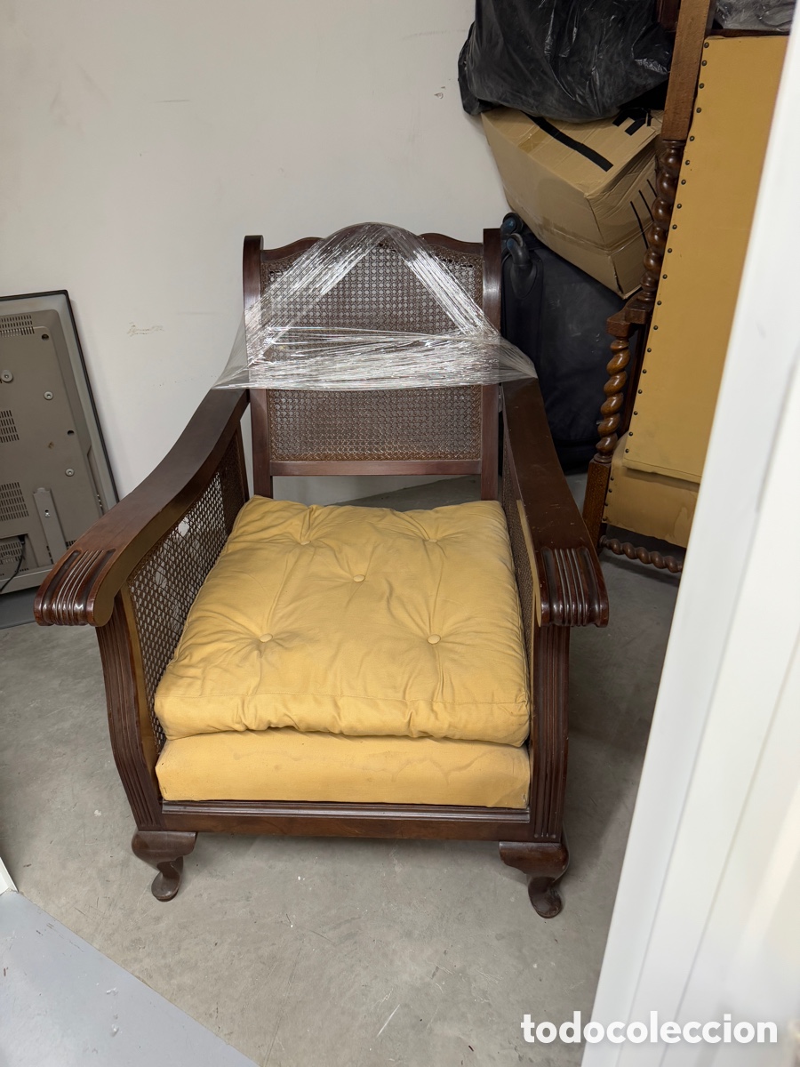 Antig&uuml;edades: Sill&oacute;n tipo colonial - Foto 1