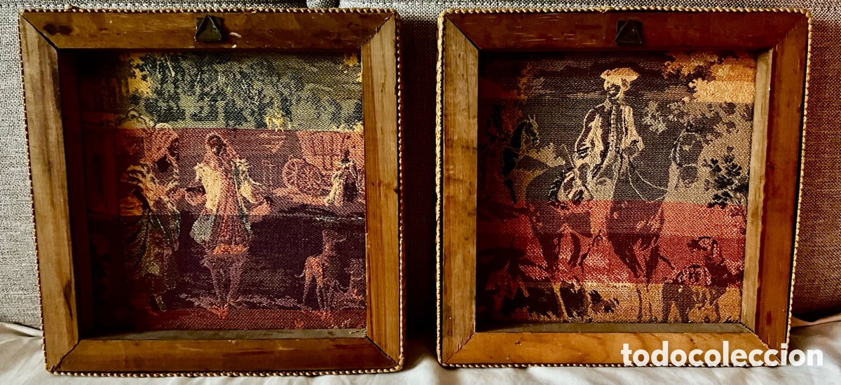 Antig&uuml;edades: Pareja de Gobelinos franceses - Foto 11