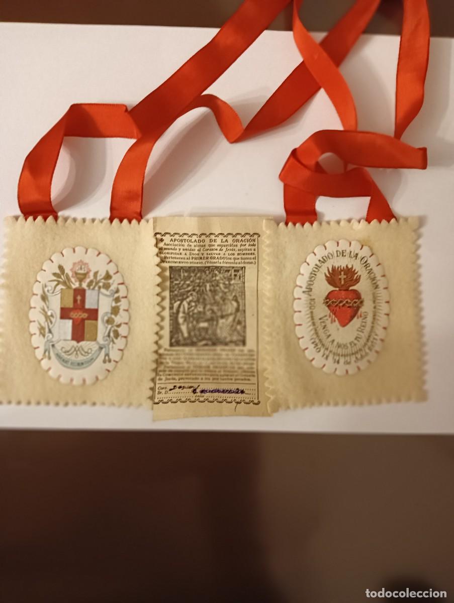 Antig&uuml;edades: ESCAPULARIO APOSTOLADO DE LA ORACION PIO IX - Foto 1