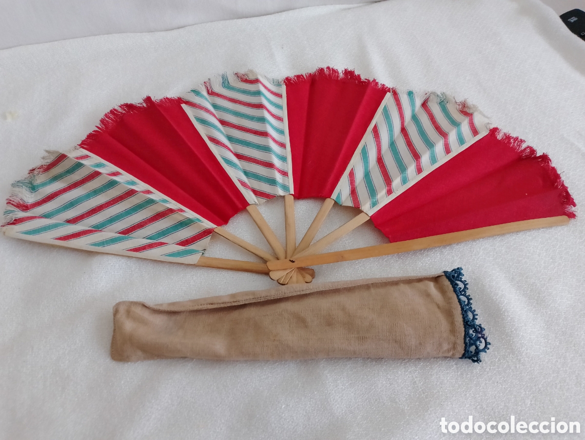 Antig&uuml;edades: Antiguo Abanico con Funda. - Foto 6