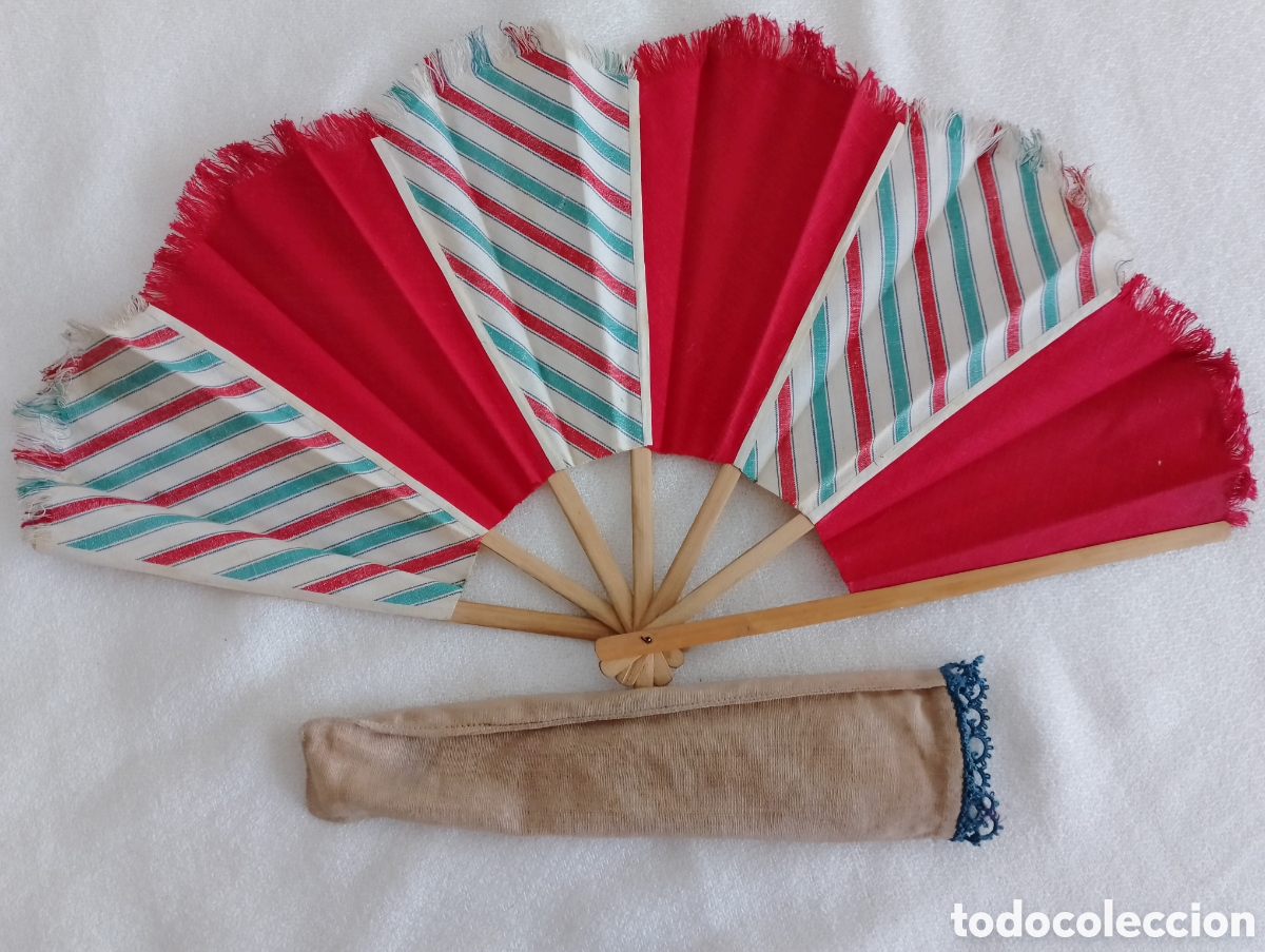 Antig&uuml;edades: Antiguo Abanico con Funda. - Foto 1