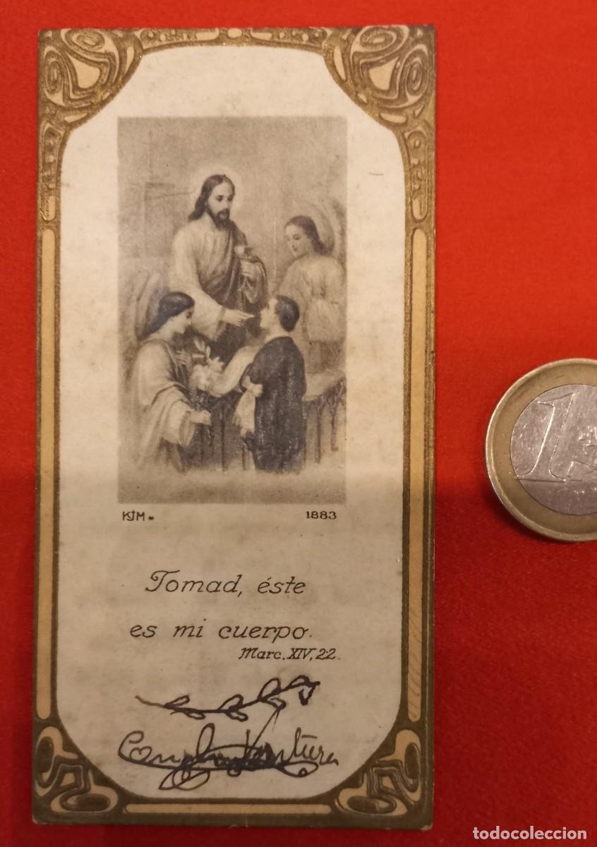 Antig&uuml;edades: RECORDATORIO PRIMERA COMUNION A&Ntilde;O 1929 - Foto 1
