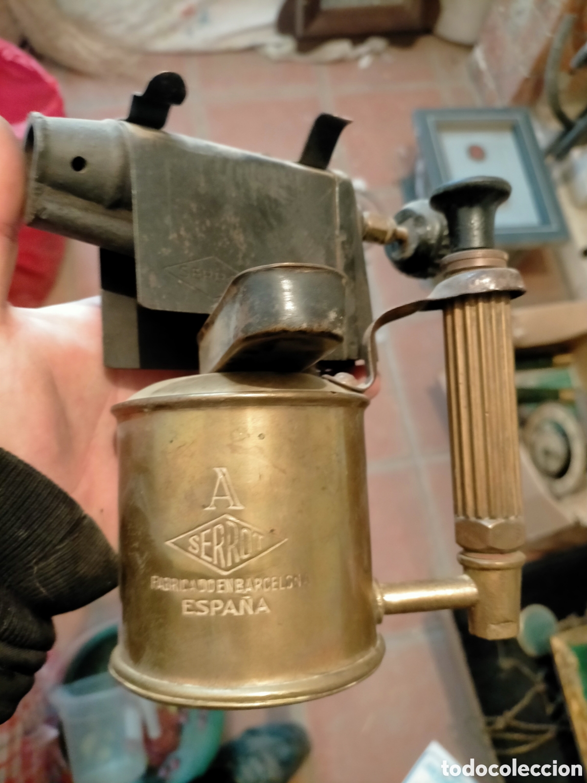 Antig&uuml;edades: Soplete serrot fabricado en Espa&ntilde;a - Foto 1