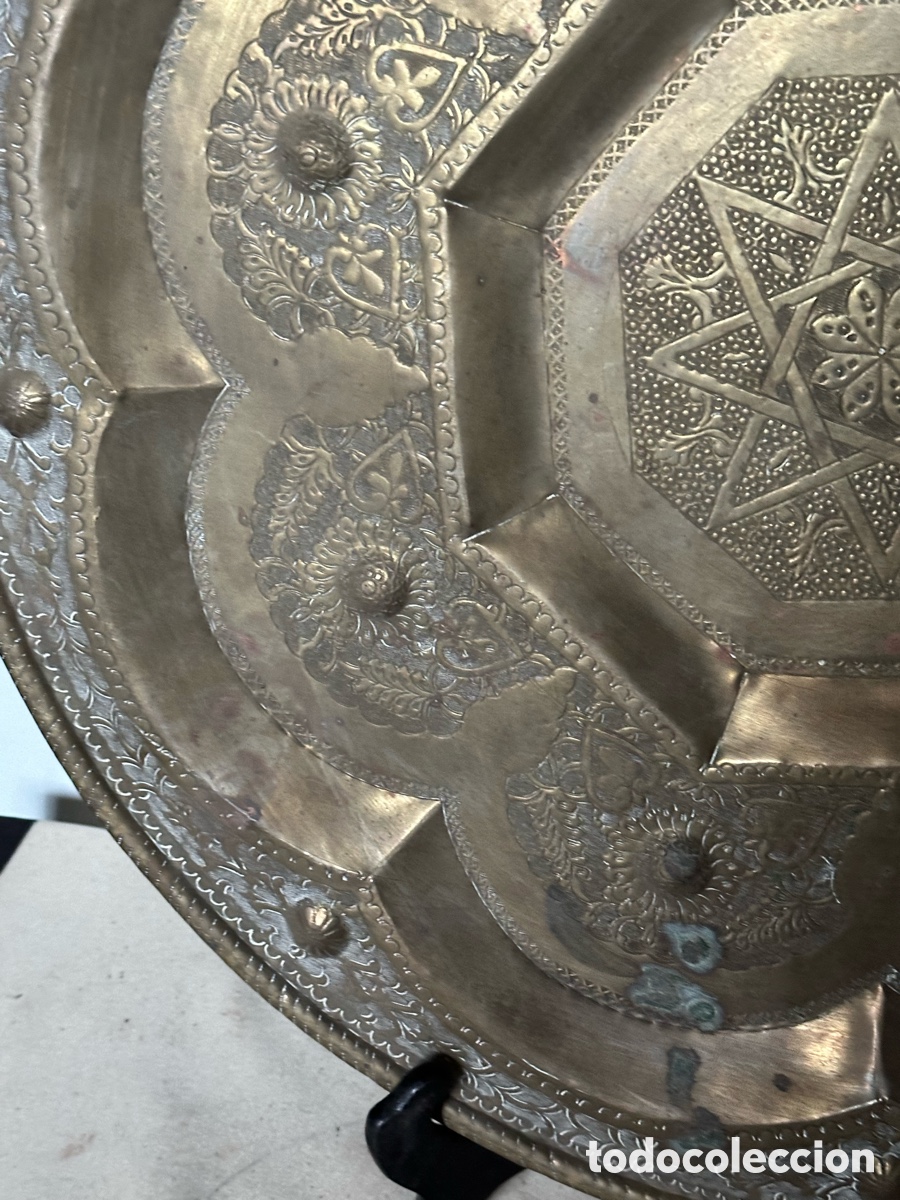 Antig&uuml;edades: Enorme bandeja &aacute;rabe para te - Foto 6