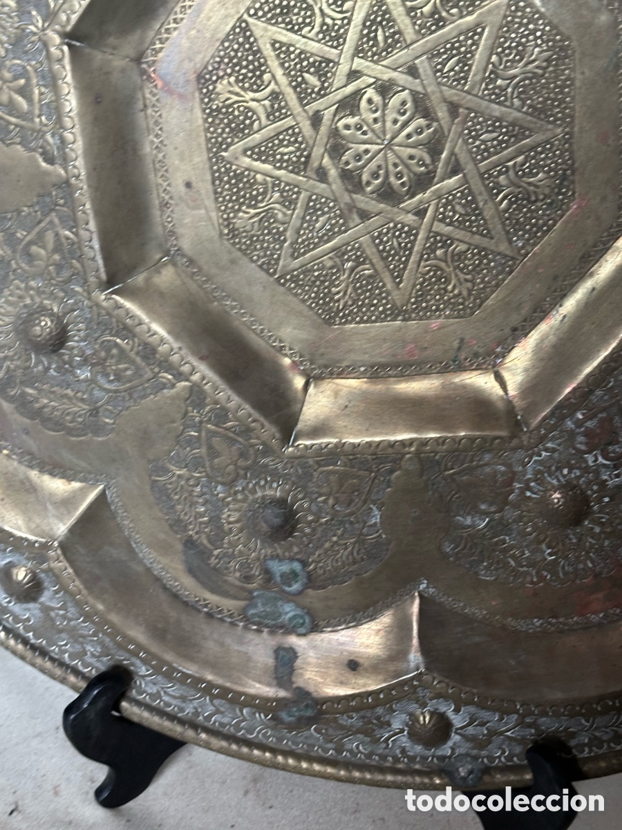 Antig&uuml;edades: Enorme bandeja &aacute;rabe para te - Foto 7