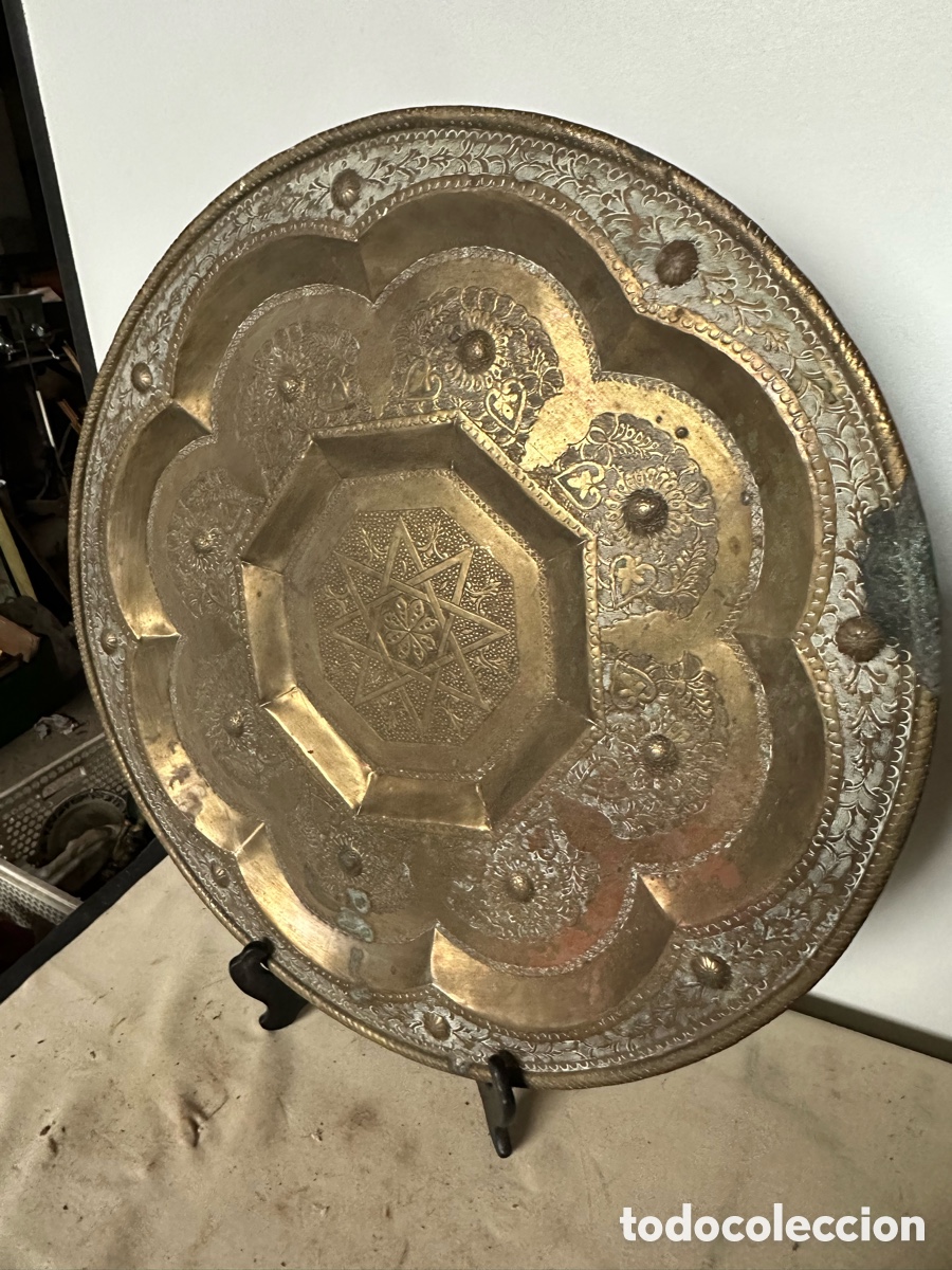 Antig&uuml;edades: Enorme bandeja &aacute;rabe para te - Foto 14