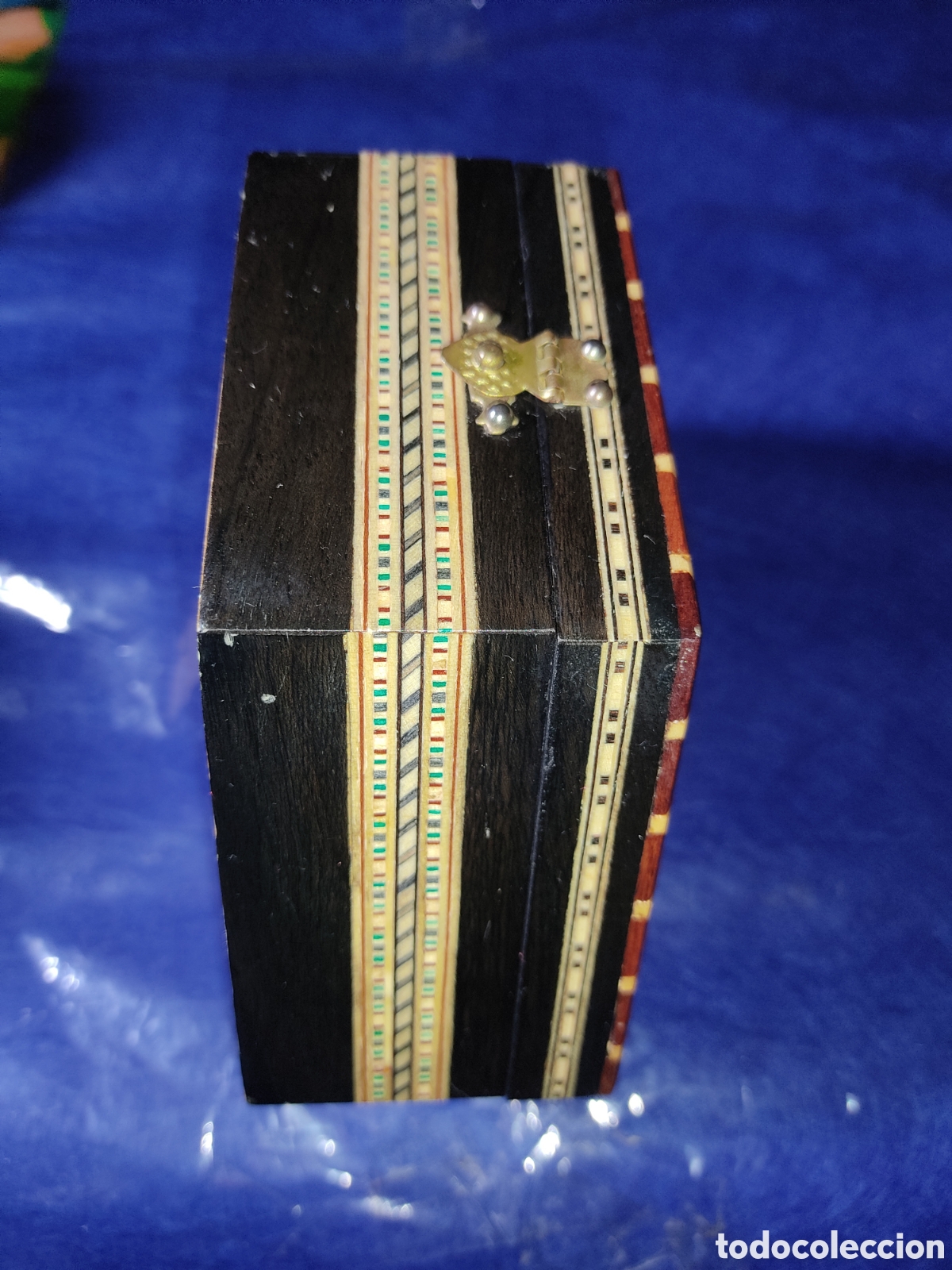 Antig&uuml;edades: Caja, joyero de marqueter&iacute;a taracea. - Foto 5