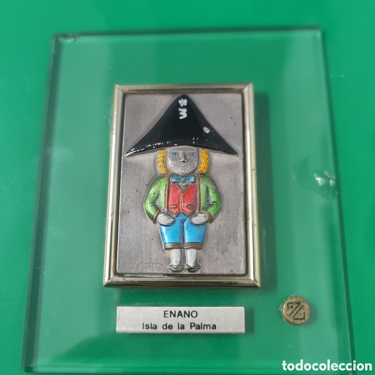Antig&uuml;edades: ENANO DE LA ISLA DE LA PALMA. PLATA DE LEY. - Foto 3
