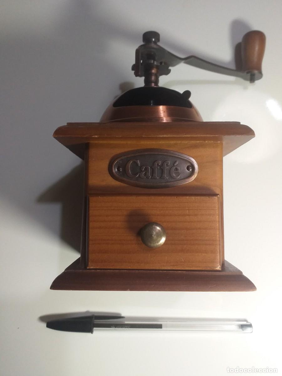 Antig&uuml;edades: Molinillo de caf&eacute; de madera y metal - Foto 2