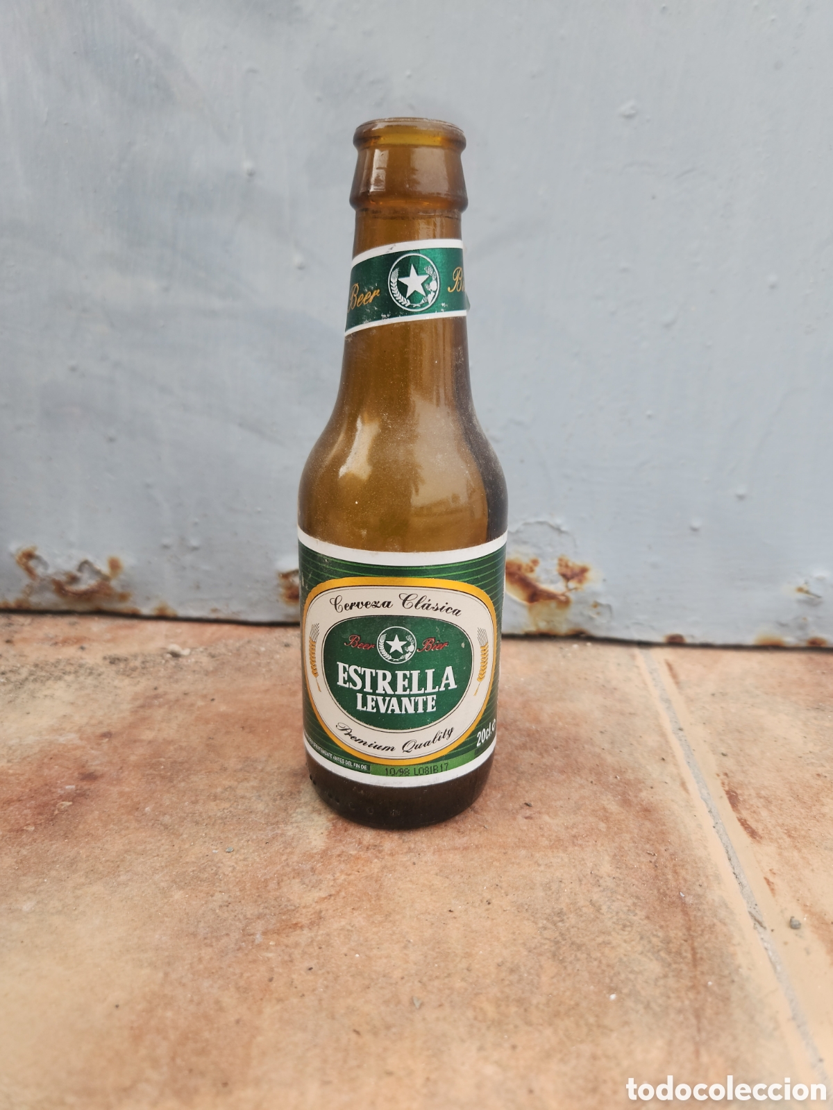 Antiques: Botell&oacute;n de cerveza 20 cl estrella de levante