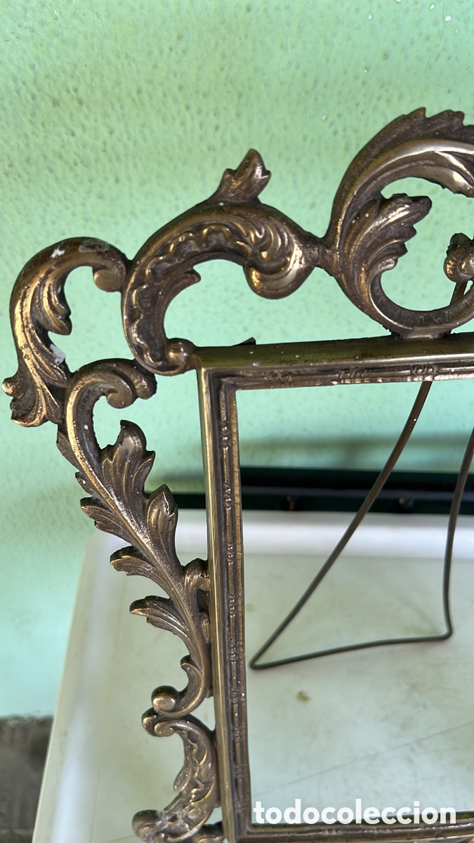 Antig&uuml;edades: GRAN MARCO BRONCE LABRADO - Foto 3