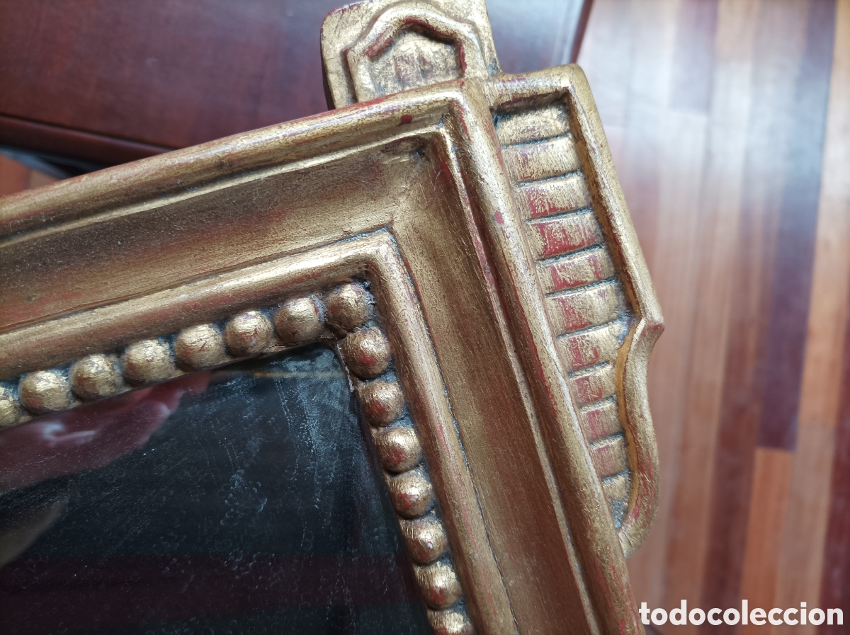 Antig&uuml;edades: Espejito franc&eacute;s en madera maciza - Foto 11