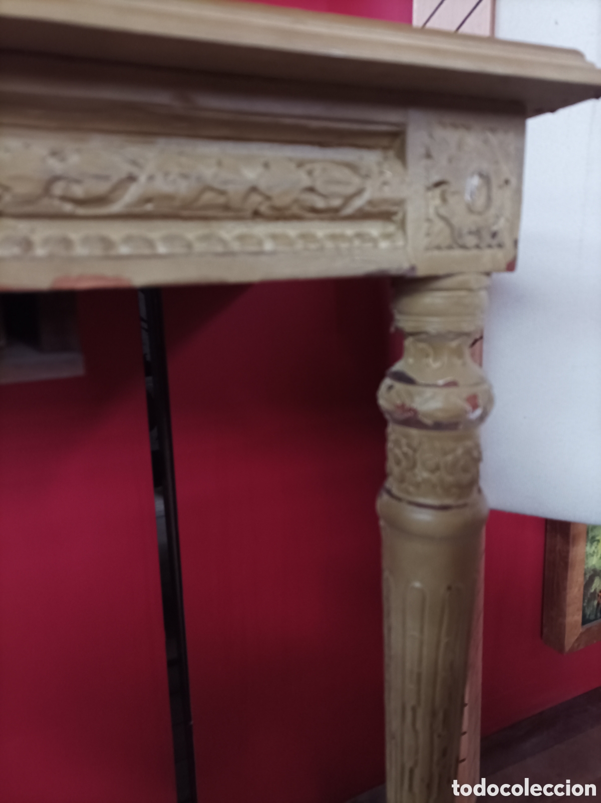 Antig&uuml;edades: Mueble Consola francesa policromada - Foto 4