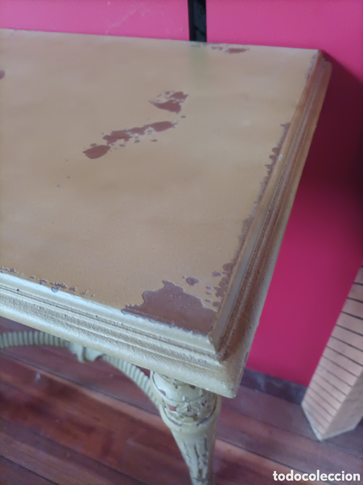 Antig&uuml;edades: Mueble Consola francesa policromada - Foto 8