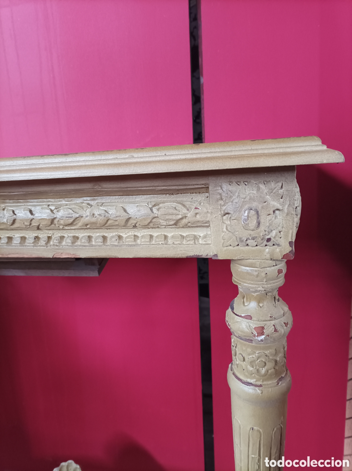 Antig&uuml;edades: Mueble Consola francesa policromada - Foto 9