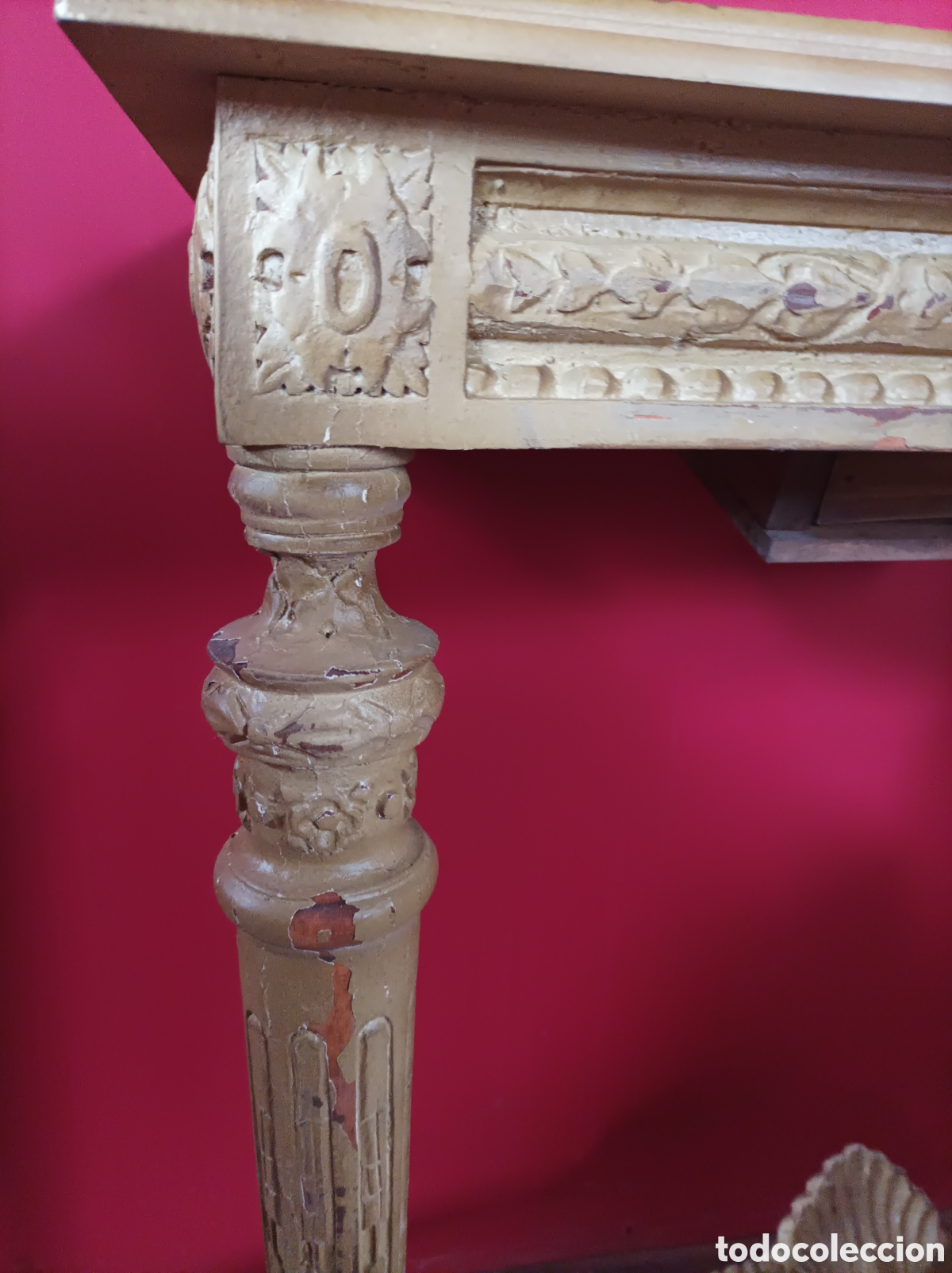 Antig&uuml;edades: Mueble Consola francesa policromada - Foto 10