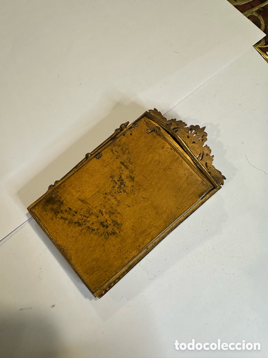 Antig&uuml;edades: Marco de bronce pan de oro natural - Foto 2