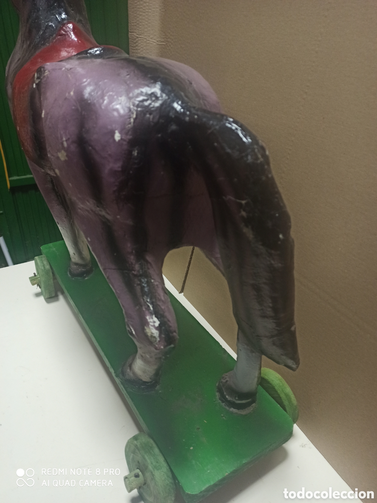 Antig&uuml;edades: Caballo de cart&oacute;n piedra - Foto 5