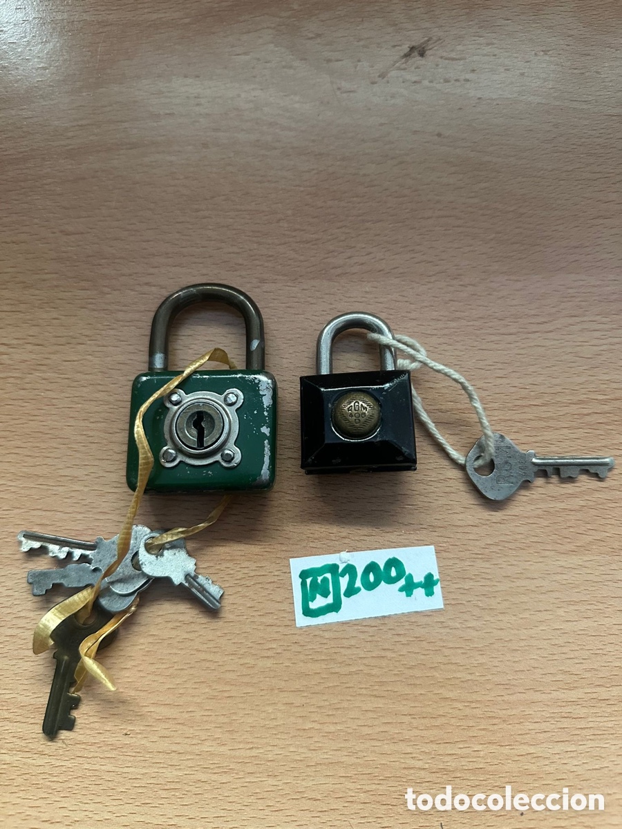 Antig&uuml;edades: Antiguos candados con llave - Foto 1