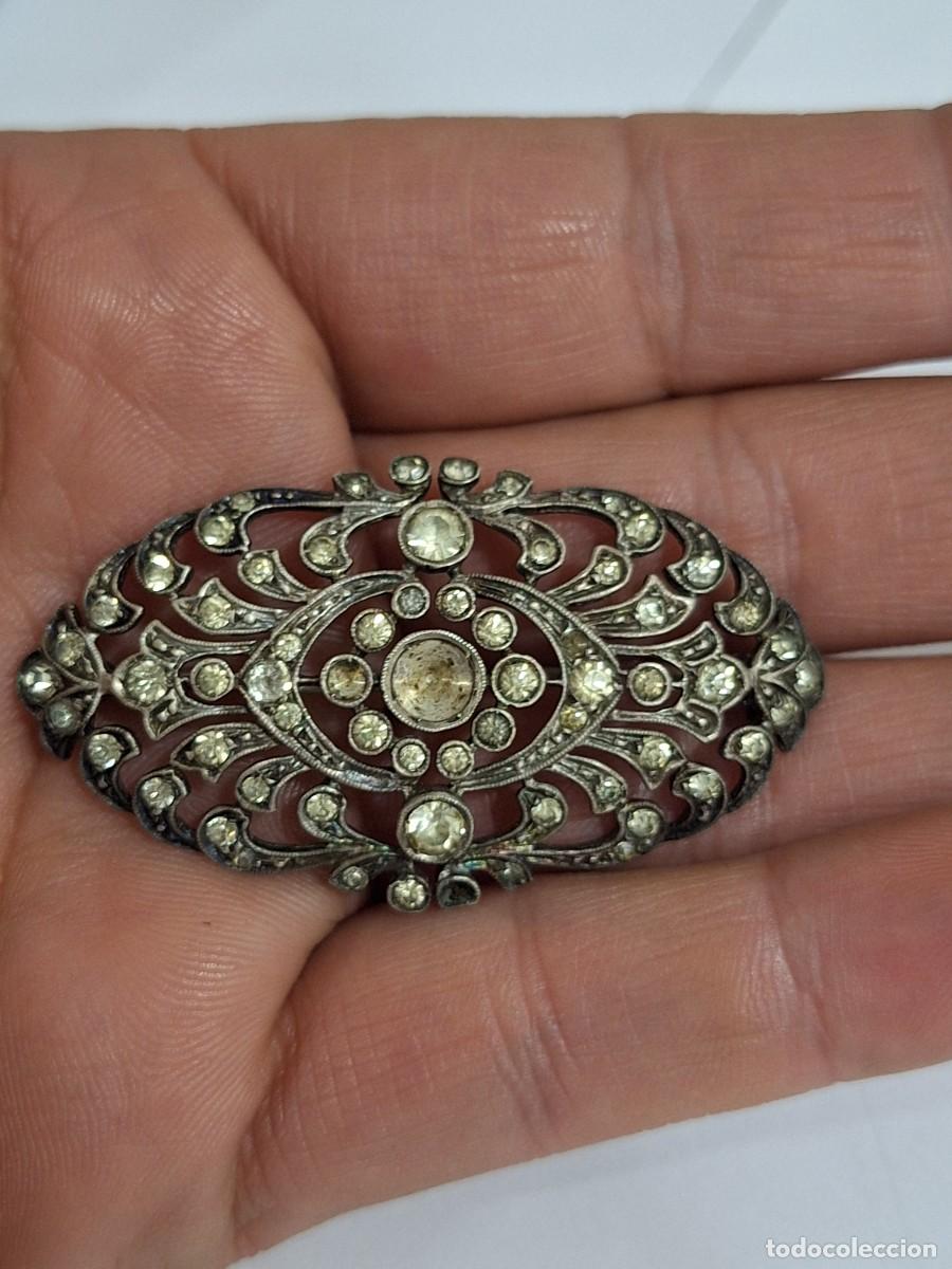 Antig&uuml;edades: Antiguo broche de plata 935 . - Foto 1