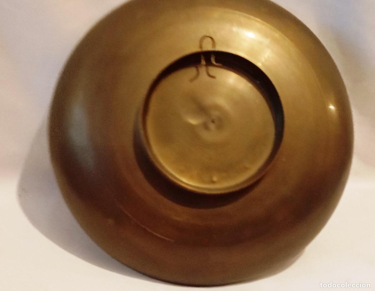 Antig&uuml;edades: Plato de bronce con motivos &aacute;rabes - Foto 9