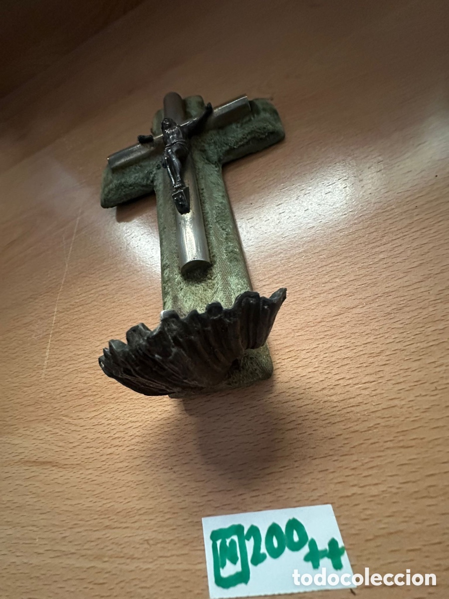 Antig&uuml;edades: CRUZ BENDITERA FRANCESA SIGLO XIX - Foto 3