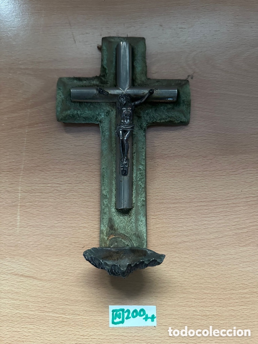Antig&uuml;edades: CRUZ BENDITERA FRANCESA SIGLO XIX - Foto 1
