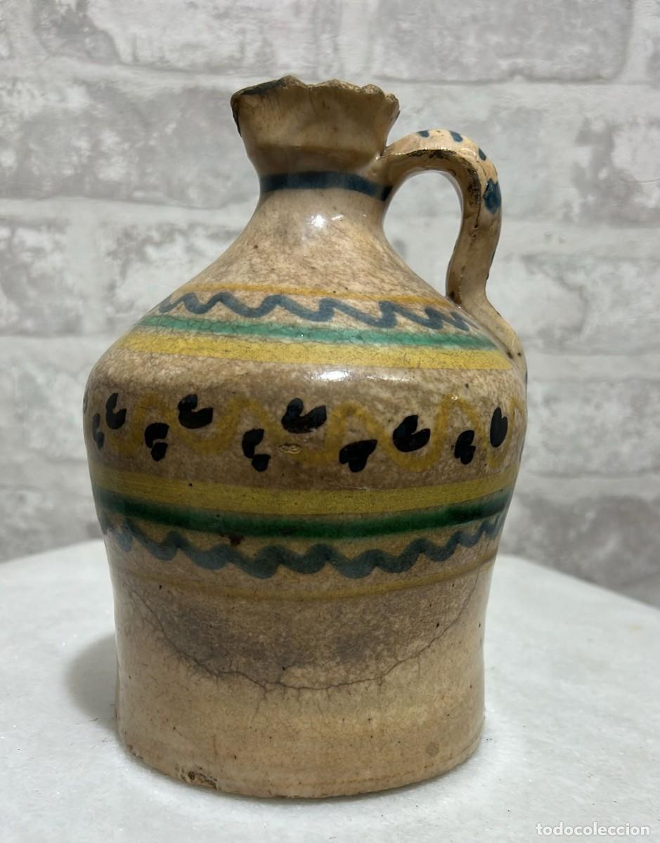 Antiques: BOTIJA ANTIGUA DE PUENTE DEL ARZOBISPO DE 18 CMS. DE ALTURA