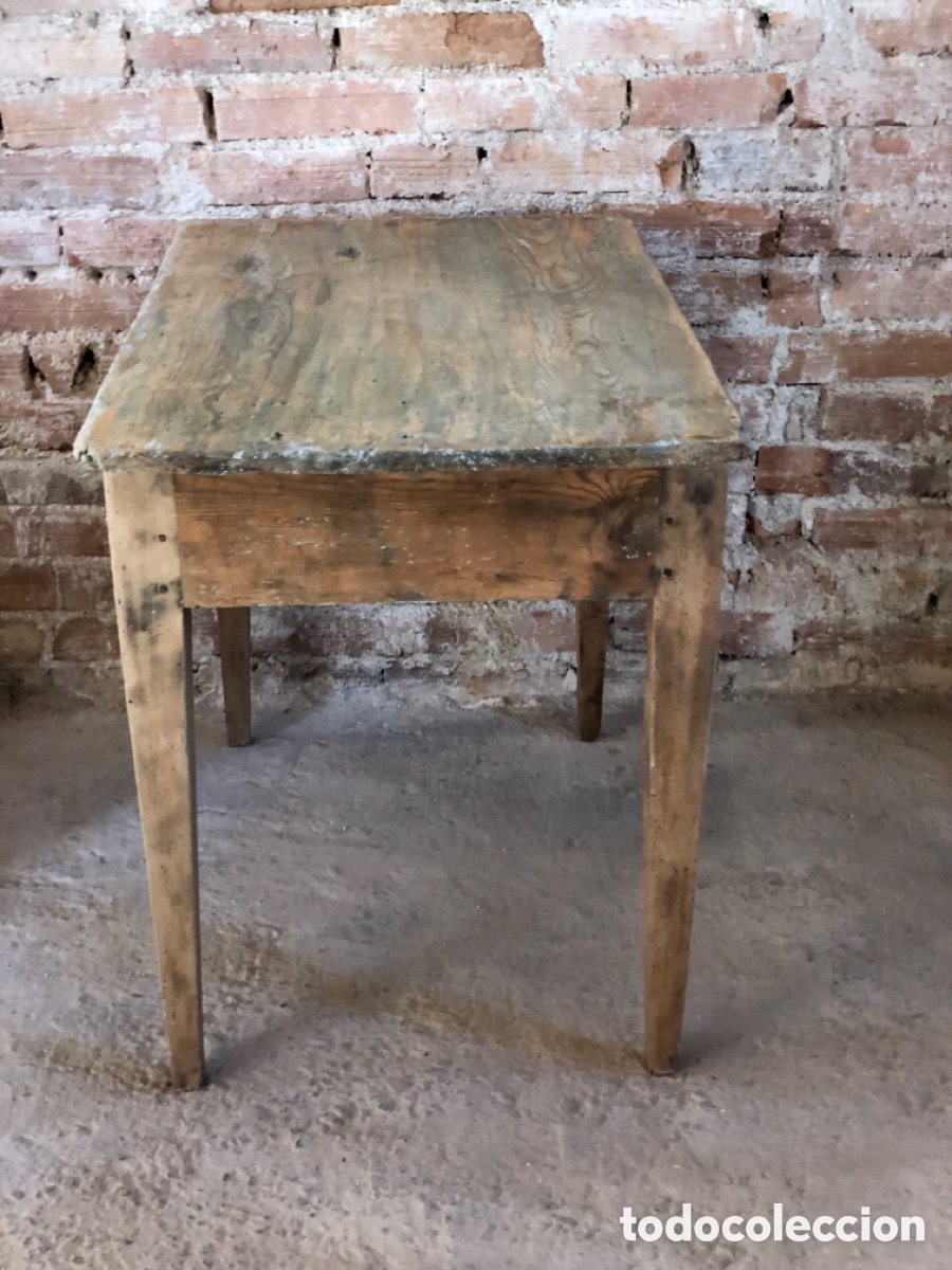 Antig&uuml;edades: ANTIGUA MESA TOCINERA ESCRITORIO DE MADERA - Foto 10