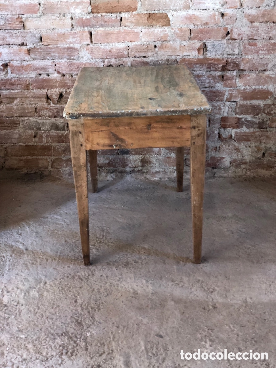 Antig&uuml;edades: ANTIGUA MESA TOCINERA ESCRITORIO DE MADERA - Foto 12
