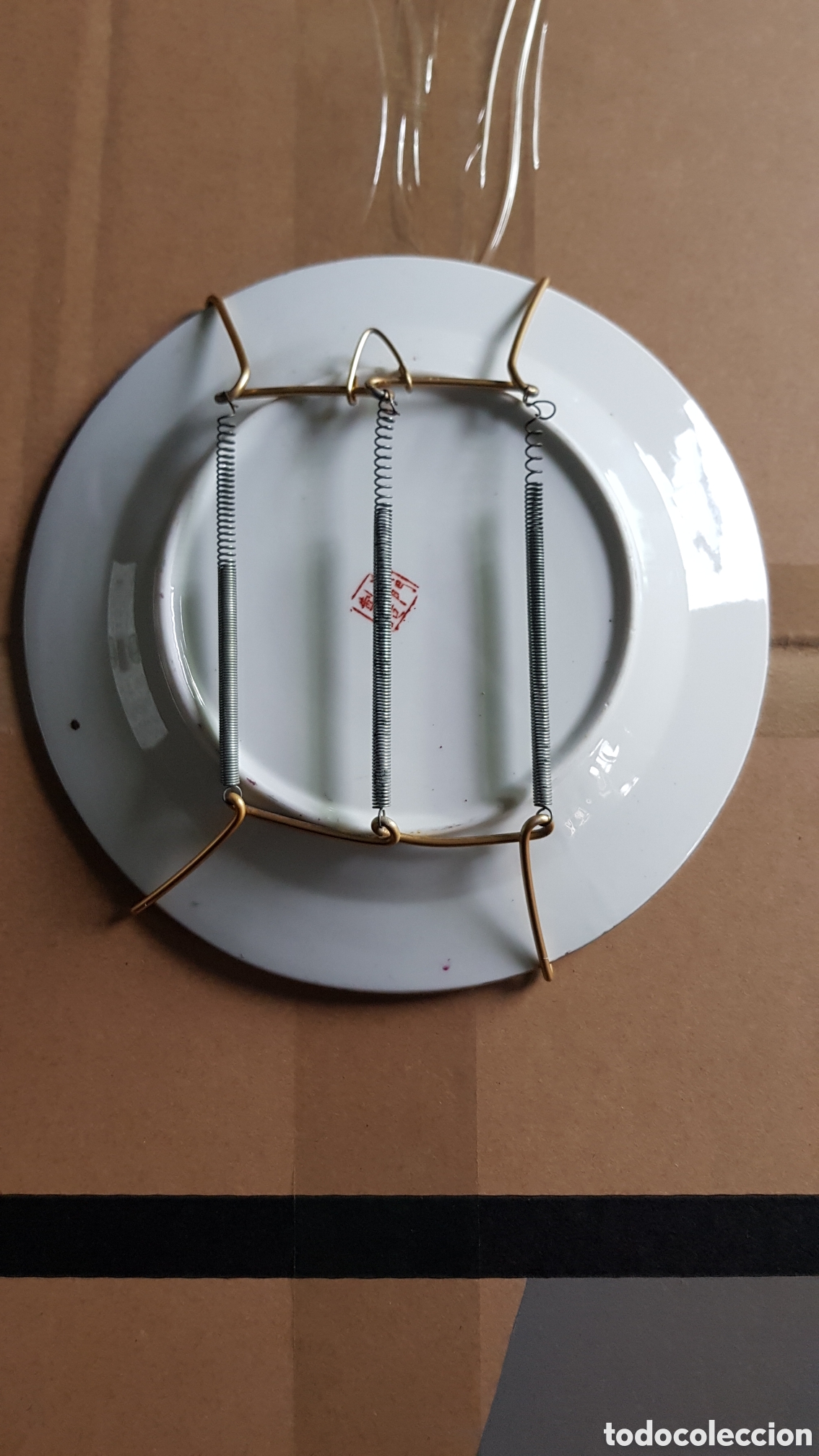 Antig&uuml;edades: Plato de porcelana chino - Foto 2
