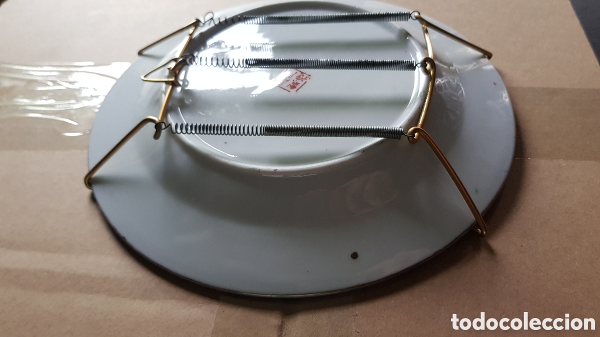 Antig&uuml;edades: Plato de porcelana chino - Foto 4
