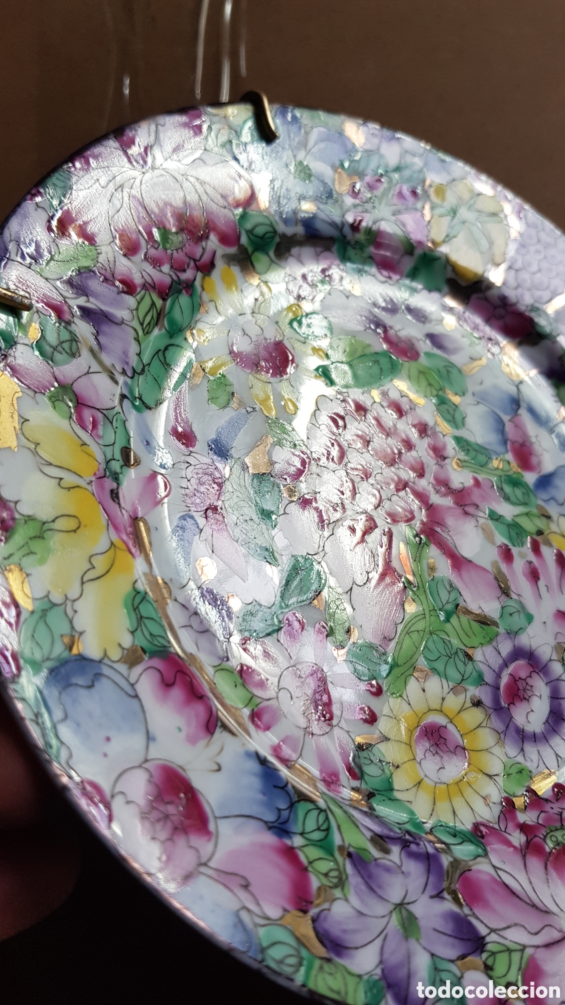 Antig&uuml;edades: Plato de porcelana chino - Foto 5