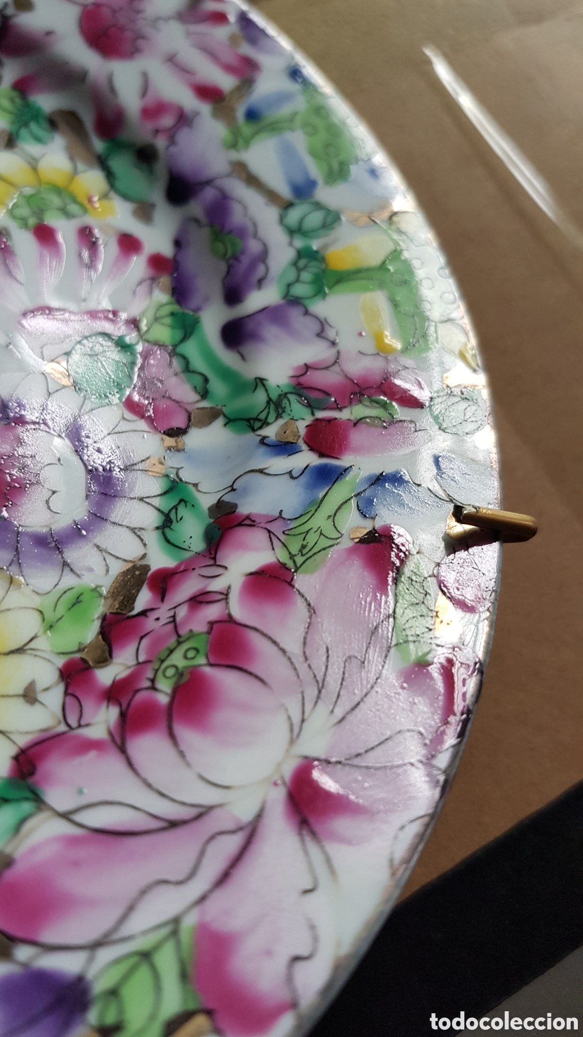 Antig&uuml;edades: Plato de porcelana chino - Foto 6