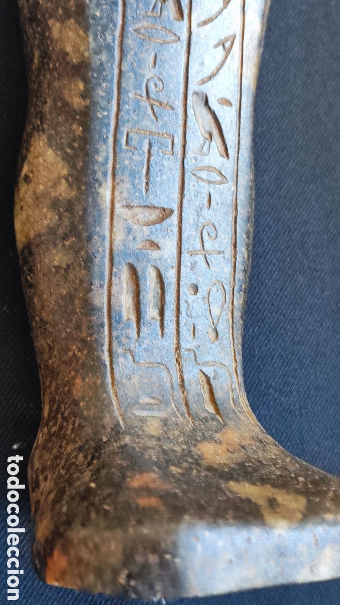 Antig&uuml;edades: Estatua Egipto granito de Osiris 36 cm - Foto 4