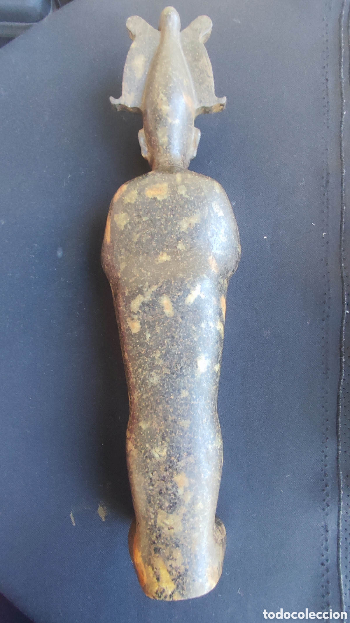 Antig&uuml;edades: Estatua Egipto granito de Osiris 36 cm - Foto 7
