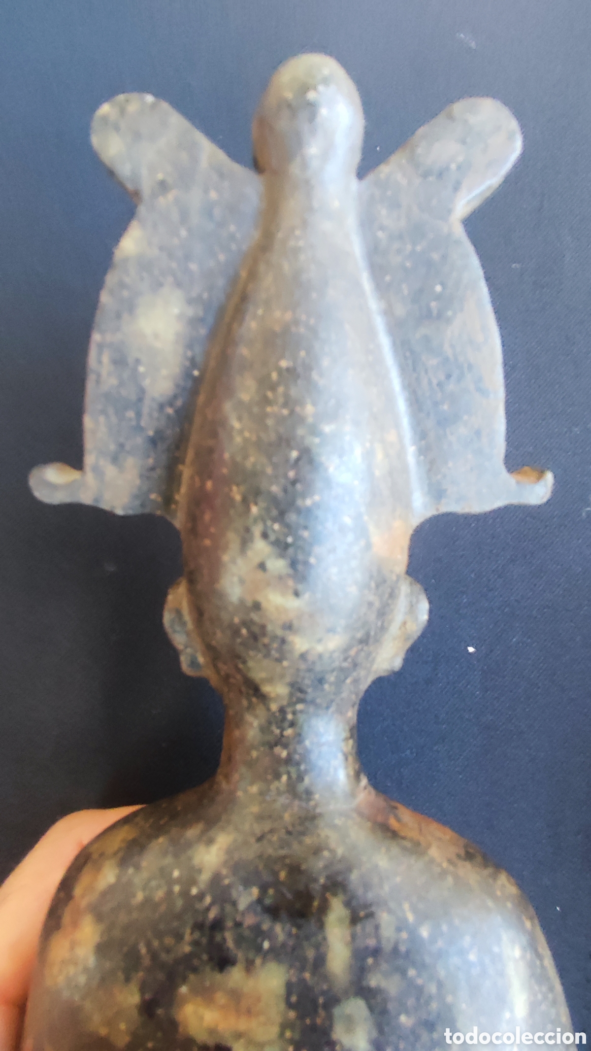 Antig&uuml;edades: Estatua Egipto granito de Osiris 36 cm - Foto 9