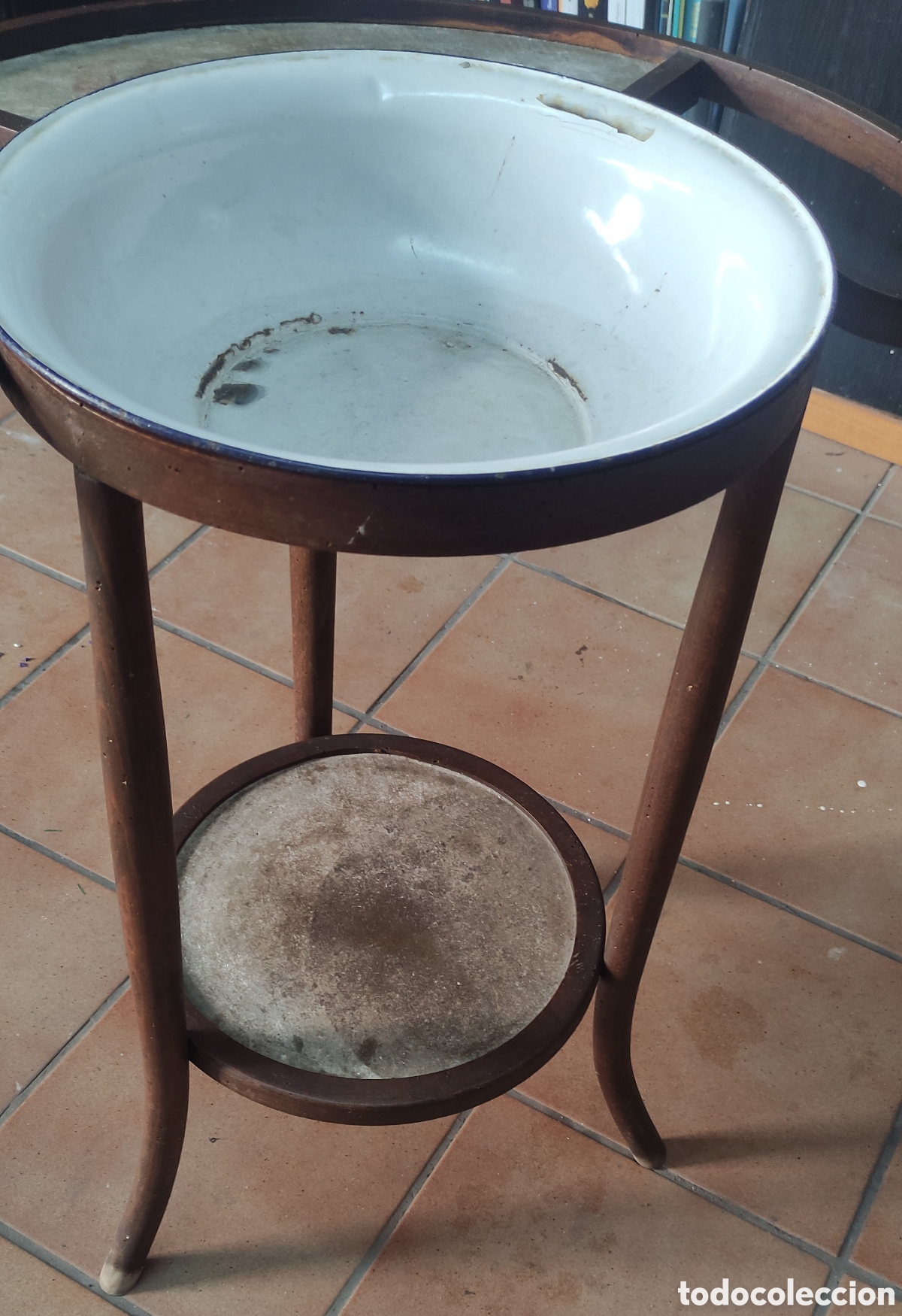 Antig&uuml;edades: Antiguo palanganero / jofaina - Foto 3