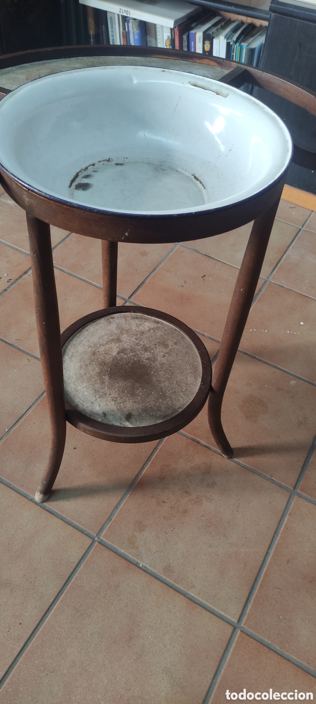 Antig&uuml;edades: Antiguo palanganero / jofaina - Foto 5