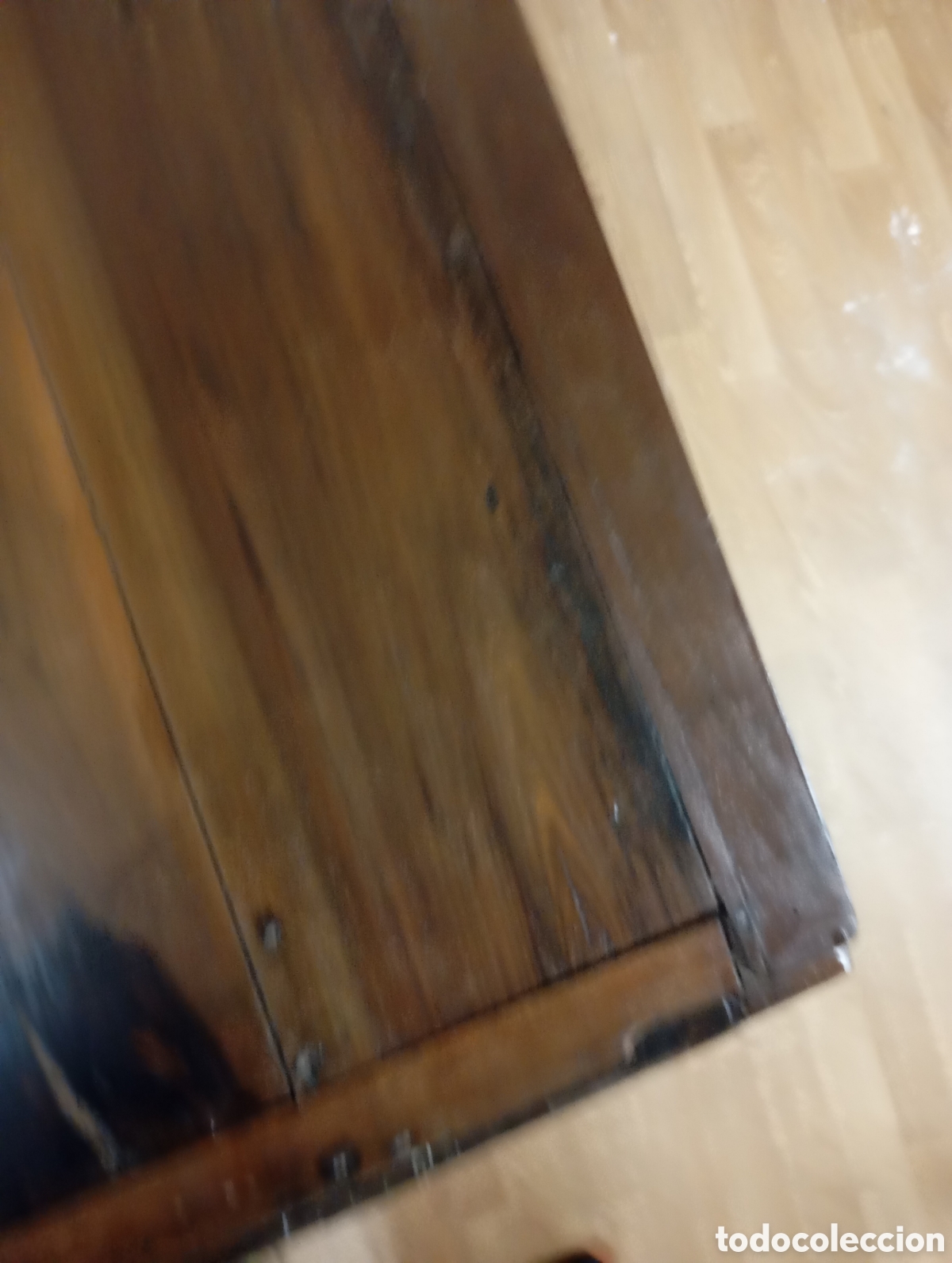 Antig&uuml;edades: MESA PLEGABLE DE NOGAL - Foto 6