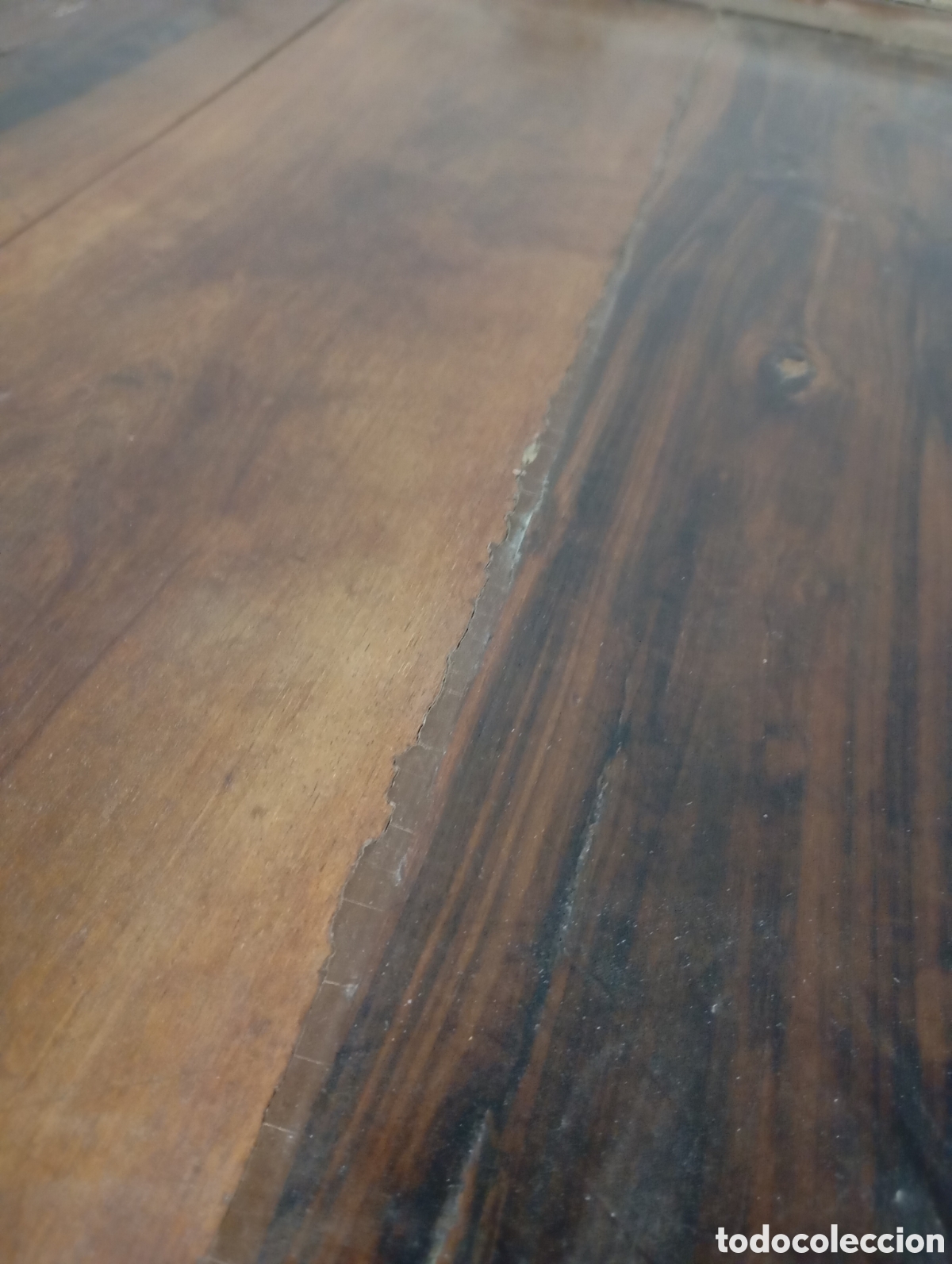 Antig&uuml;edades: MESA PLEGABLE DE NOGAL - Foto 9
