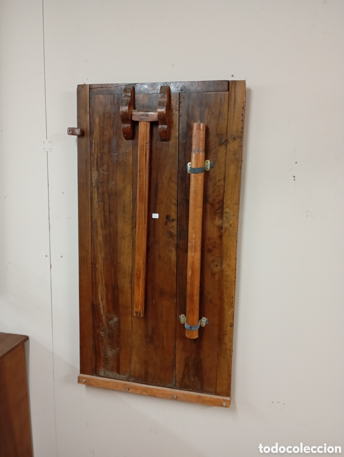 Antig&uuml;edades: MESA PLEGABLE DE NOGAL - Foto 2