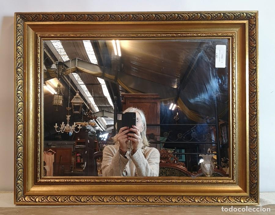 Antig&uuml;edades: Espejo con Marco Dorado - Foto 4