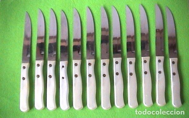 Antig&uuml;edades: 12 CUCHILLOS DE MESA. - Foto 1