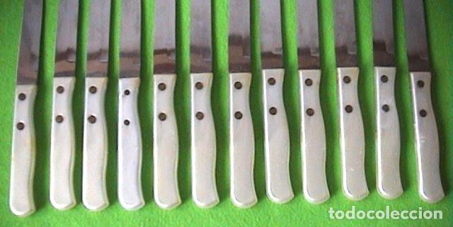 Antig&uuml;edades: 12 CUCHILLOS DE MESA. - Foto 2