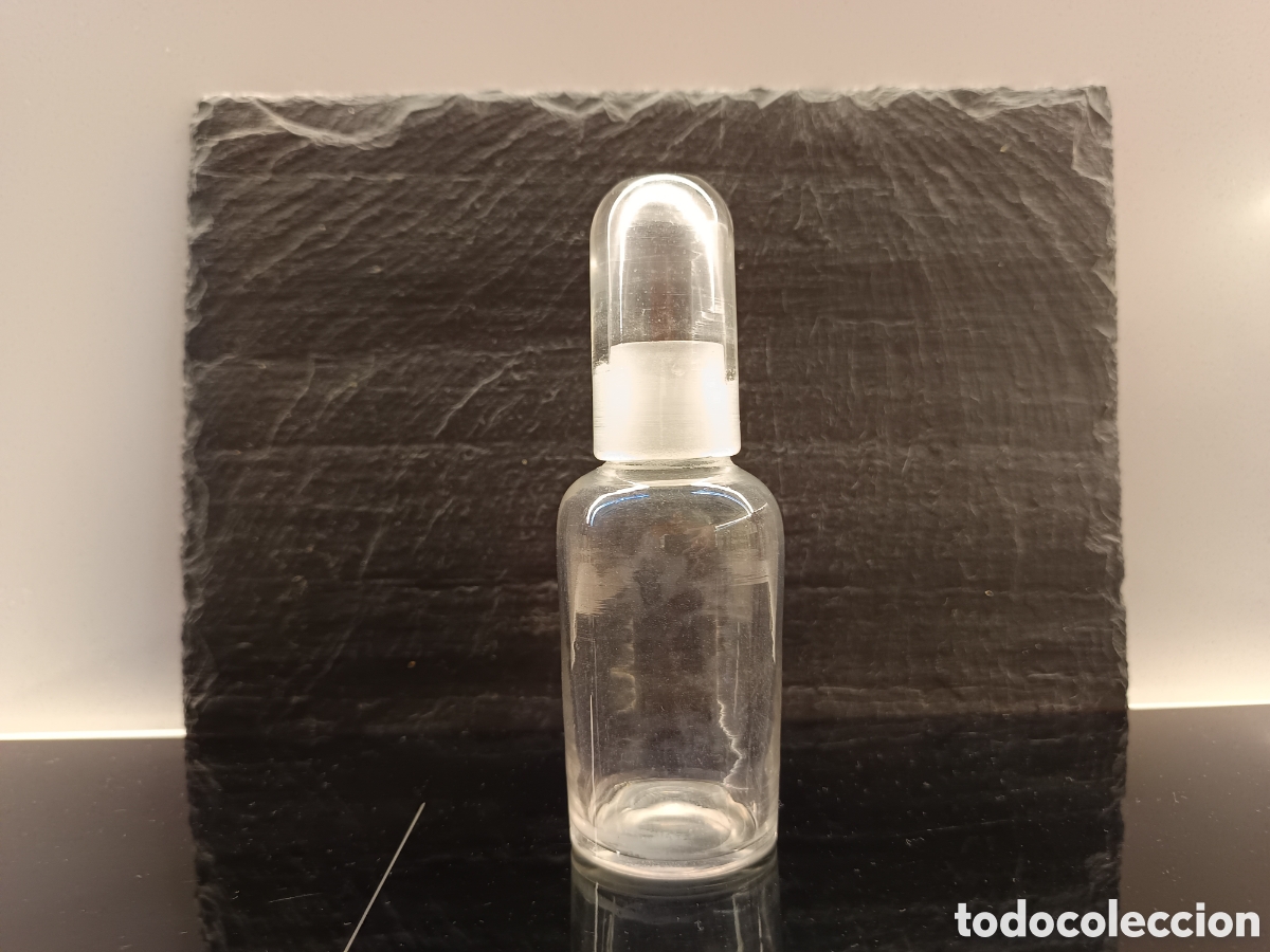 Antig&uuml;edades: Antiguo bote de cristal de laboratorio - Foto 2