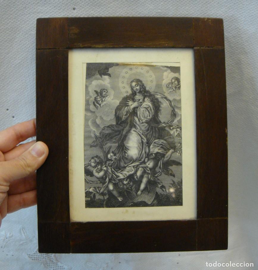 Antig&uuml;edades: Grabado devocional &ldquo;Inmaculada Concepci&oacute;n&rdquo;, (ca. 1800&ndash;1830) - Foto 1